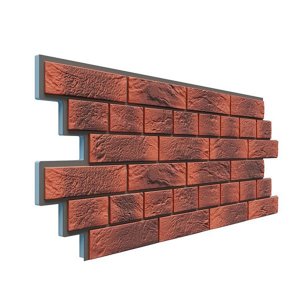 Фасадная термопанель Доломит Венецианский кирпич 20 мм Корса купить в Кимрах
