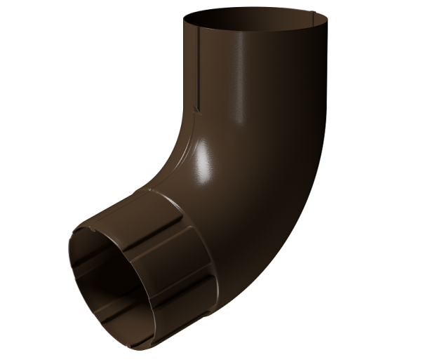 Колено 72° D90 Döcke STAL PREMIUM Каштан, (RAL 8017) купить в Кимрах