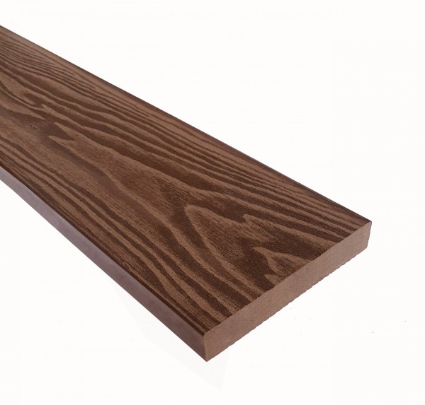 Террасная доска из ДПК Terrapol Смарт 3D Полнотелая без паза Орех Милано купить в Кимрах