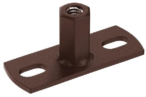 Водосток Aquasistem, Система 150/100 - Держатель для хомута под метиза RAL 8017 Коричневый matt купить в Кимрах