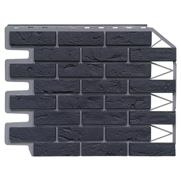 Фасадная панель FineBer, Кирпич Баварский, Графит купить в Кимрах