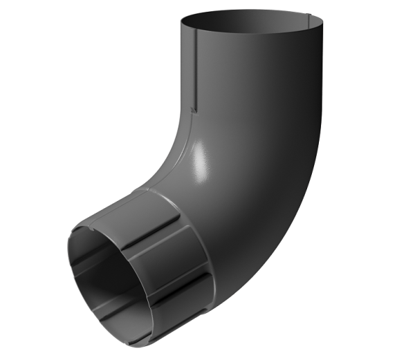 Колено 72° D90 Döcke STAL PREMIUM Графит, (RAL 7024) купить в Кимрах