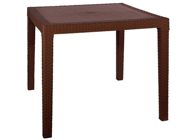 Стол квадратный FIJI Quatro Table Коричневый купить в Кимрах