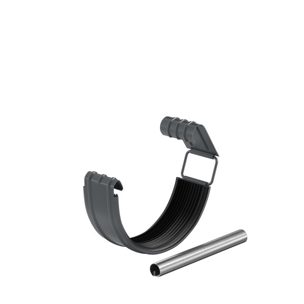 Водосток Aquasistem, система 125x90 - Соединитель желоба в комплекте RR 23 Маренго купить в Кимрах