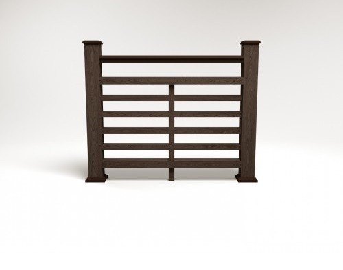 Ограждение из ДПК FG4 венге купить в Кимрах