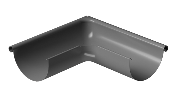 Угол внешний 90° D125 Döcke STAL PREMIUM Графит, (RAL 7024) купить в Кимрах