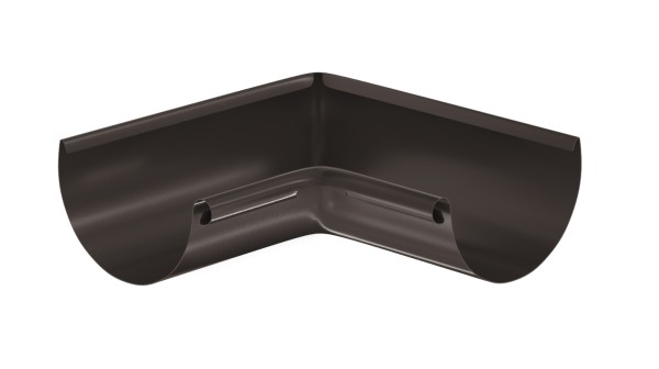 Водосток Aquasistem, система 125x90 - Угол желоба, внутренний 90° RR 32 Тёмно-Коричневый купить в Кимрах