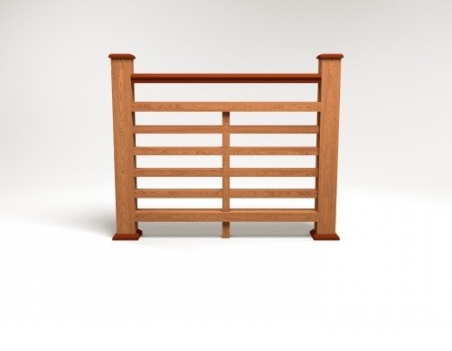 Ограждение из ДПК FG4 терракот купить в Кимрах