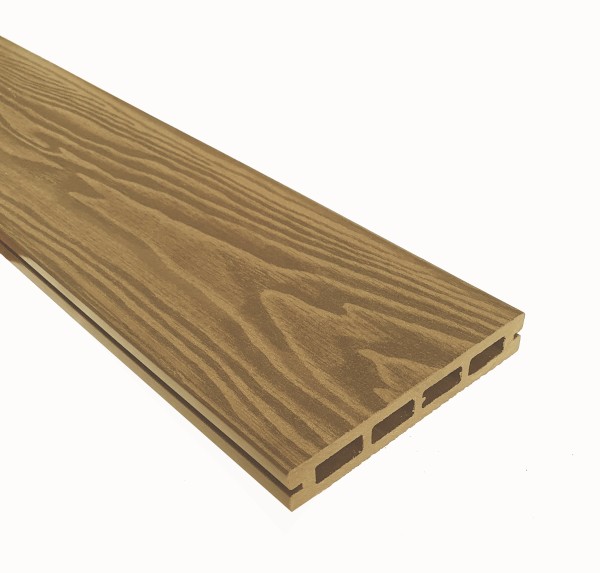 Террасная доска из ДПК Terrapol Смарт 3D Пустотелая с пазом Дуб Севилья купить в Кимрах