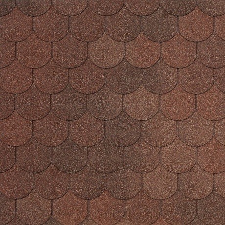 Гибкая черепица Tegola ASSISI terracotta 420 купить в Кимрах