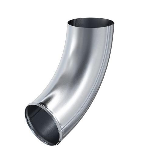 Водосток Aquasistem, Система 150/100 - Колено трубы сливное оцинковка купить в Кимрах