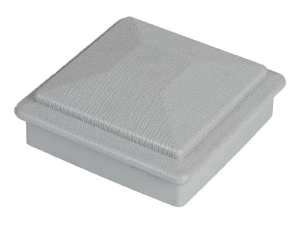 Крышка верхняя фигурная ПВХ для столба Deckart 100х100 Серый купить в Кимрах