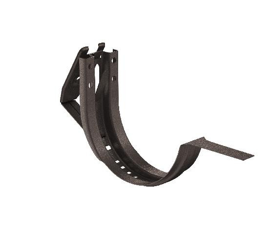 Водосток Aquasistem, Система 150/100 - Крюк крепления желоба короткий регулируемый RR 32 Тёмно-коричневый matt купить в Кимрах