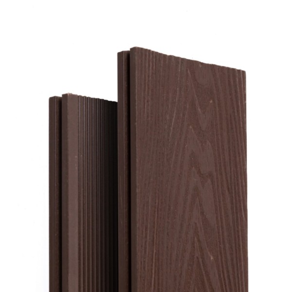 Террасная доска Ecodecking Экстра 3D полнотелая Графит купить в Кимрах