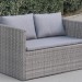 Диван-Трансформер AFINA плетеный из иск. ротанга S330G-W78 Grey купить в Кимрах