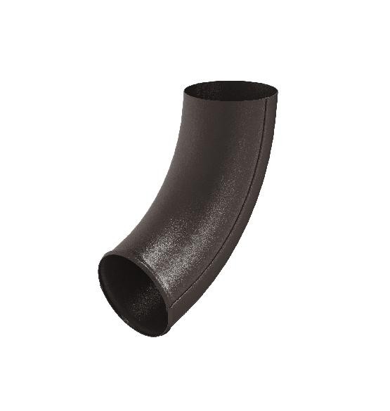 Водосток Aquasistem, Система 150/100 - Отвод трубы RR 32 Тёмно-коричневый matt купить в Кимрах