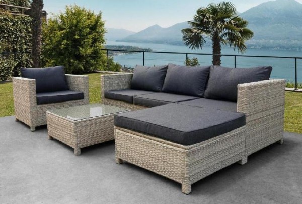Комплект мебели AFINA плетеной из иск. ротанга YR821G Grey/Grey купить в Кимрах