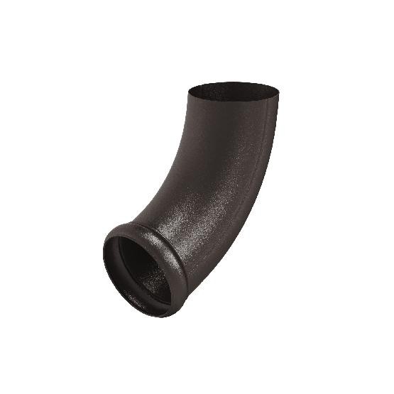 Водосток Aquasistem, Система 150/100 - Отвод трубы декорированный RR 32 Тёмно-коричневый matt купить в Кимрах