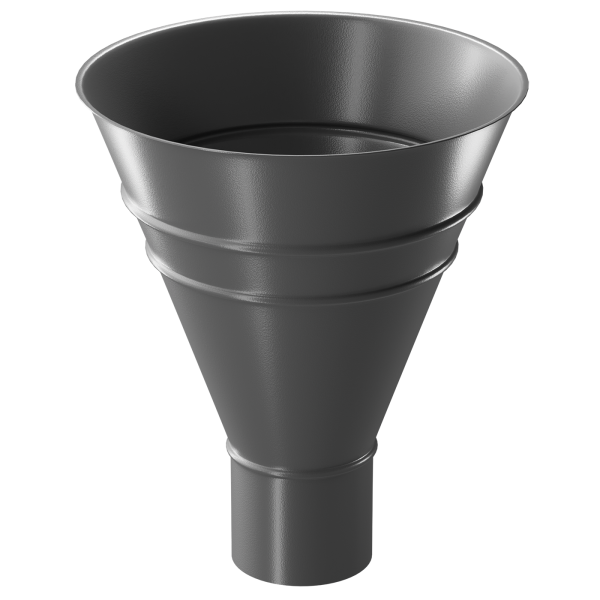 Воронка водосборная Döcke STAL PREMIUM, Графит купить в Кимрах