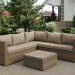 Комплект мебели AFINA плетеной из иск. ротанга YR825B Beige купить в Кимрах
