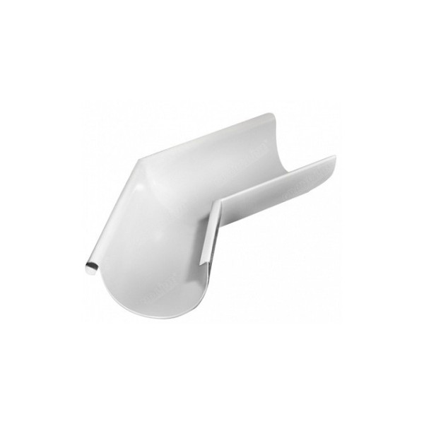 Водосток Grand Line 150x100 – Угол наружный 135° RAL 9003 купить в Кимрах