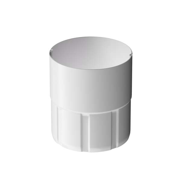 Муфта соединительная для водостока Döcke STAL PREMIUM, Пломбир купить в Кимрах