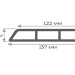 Доска Ромбус 3D ДПК Outdoor STORM GREY серая микс купить в Кимрах