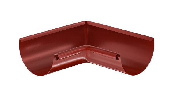 Водосток Aquasistem, система 125x90 - Угол желоба, внутренний 90° RR 29 Бургундский купить в Кимрах