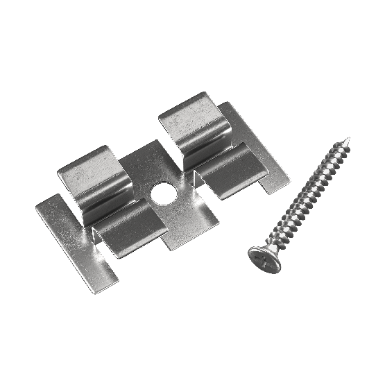 Клипса с саморезом, Grinder шовный монтаж 5 mm купить в Кимрах