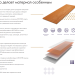 Фибросайдинг DECOVER 3600 x 190 x 8 мм Caramel купить в Кимрах