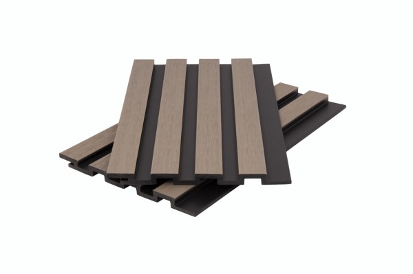 Стеновая панель брусковая двухцветная co-extrusion, snow mix купить в Кимрах