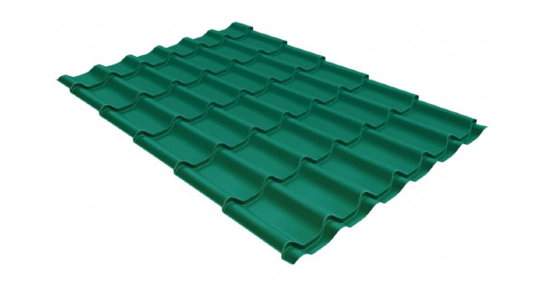 Металлочерепица классик 0,5 Satin RAL 5021 купить в Кимрах
