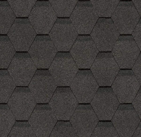 Гибкая черепица Docke, коллекция Шестигранник Серый купить в Кимрах