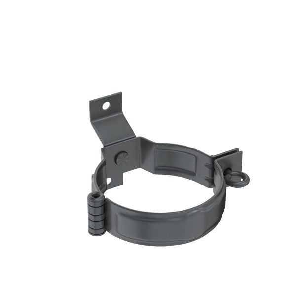 Водосток Aquasistem, система 150x100 - Декоративный хомут трубы под дерево с комплектом крепления RR 23 Маренго купить в Кимрах