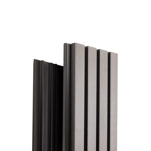 Фасадная доска Ecodecking Техно реечная 200х26х3000 Серый купить в Кимрах