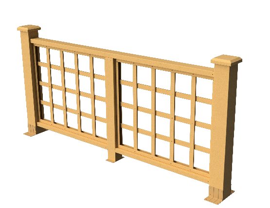 Ограждения декоративное ДПК GRINDERDECO Дувр песчаник купить в Кимрах