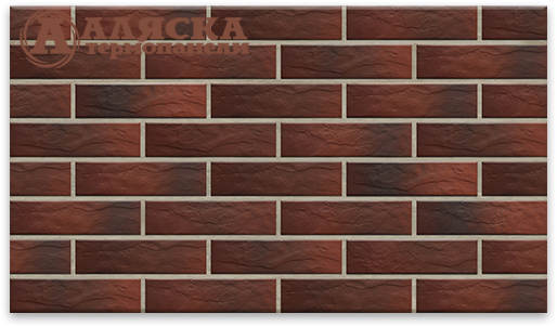 Фасадные Термопанели Аляска Cherry Rustic купить в Кимрах