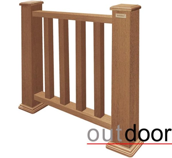 Ограждение из ДПК Outdoor Классик 3D STORM дуб купить в Кимрах