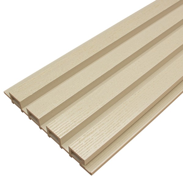 Фасадная доска из ДПК Faynag Wood Рейка Слоновая кость купить в Кимрах