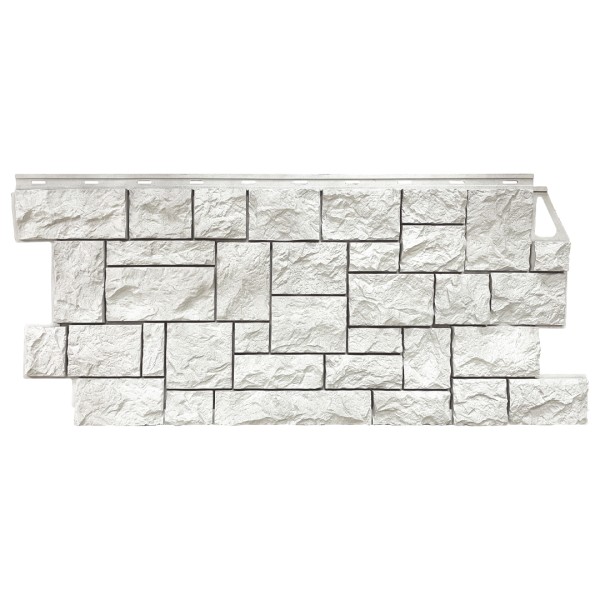 Фасадная панель FineBer, Камень Дикий, Жемчужный купить в Кимрах