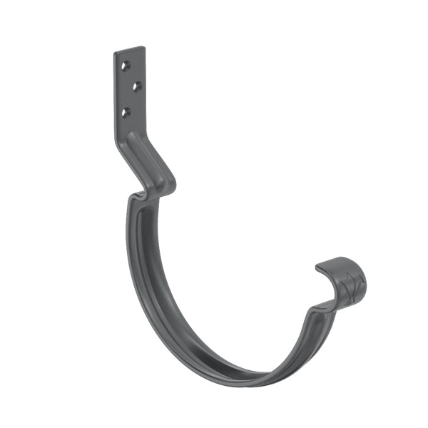 Водосток Aquasistem, система 150x100 - Крюк крепления желоба короткий RR 23 Маренго купить в Кимрах