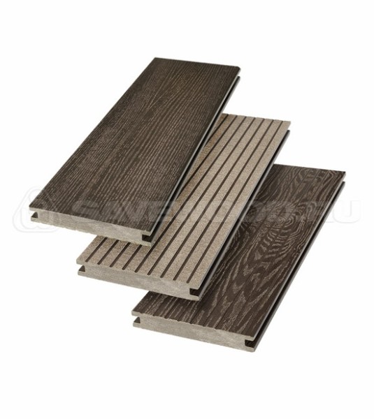 Террасная доска SW Fraxinus (R) полнотелая «SaveWood» Темно-коричневый купить в Кимрах