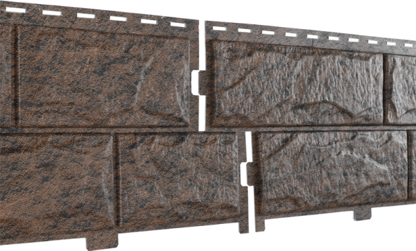 Фасадная панель Ю-Пласт Стоун-хаус камень жженый (двойной замок) купить в Кимрах