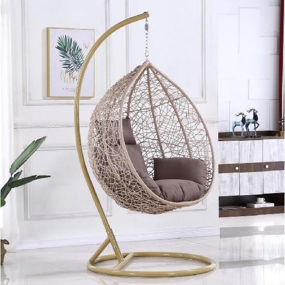 Кресло Подвесное из искусственного ротанга AFM-169A-LB Beige купить в Кимрах