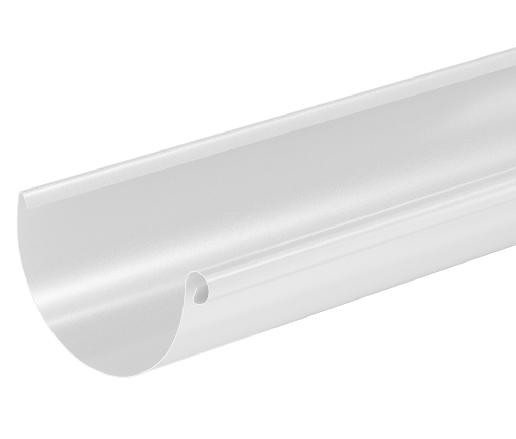 Водосток Aquasistem, система 125x90 - Водосточный желоб 3.00м RR 20 Белый купить в Кимрах