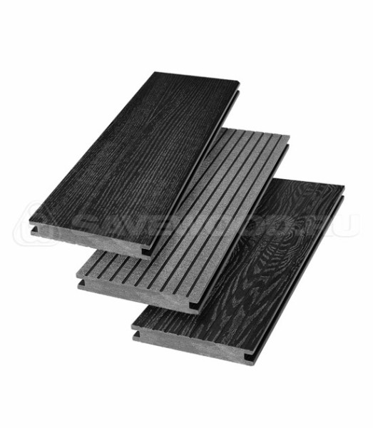 Террасная доска SW Fraxinus (R) полнотелая «SaveWood» Черный купить в Кимрах