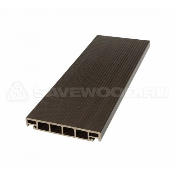 Террасная доска из ДПК SW-Salix «SaveWood» темно-коричневый купить в Кимрах