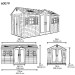 Сарай пластиковый LifeTime 15x8 DD купить в Кимрах