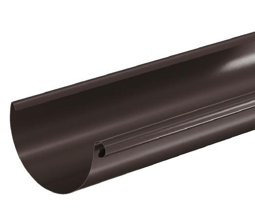 Водосток Aquasistem, система 150/100 - Водосточный желоб 3.00м RR 32 Тёмно Коричневый купить в Кимрах