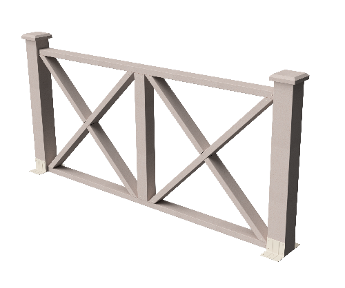 Ограждения декоративное ДПК GRINDERDECO Тауэр выбеленый дуб купить в Кимрах